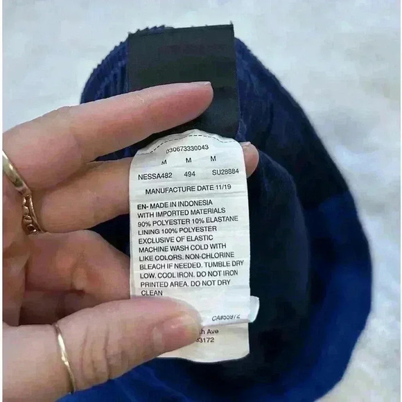 Nike Men’s Lined Swim‎ Trunks Board Shorts Navy Blue Pockets Sz M - Picture 6 of 6